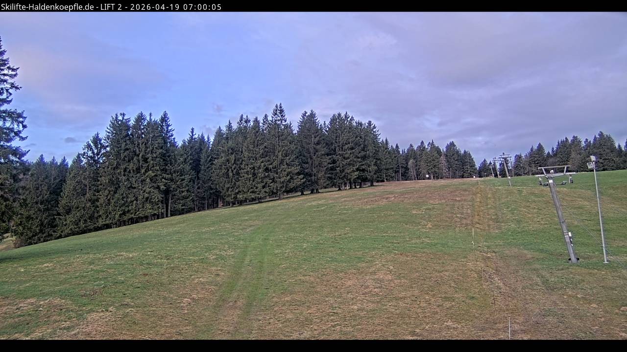 Archived image Webcam Haldenköpfle Mountain - Lift 2