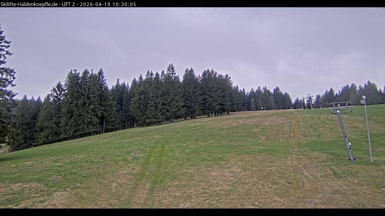 Archived image Webcam Haldenköpfle Mountain - Lift 2