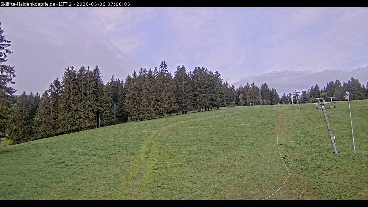 Archived image Webcam Haldenköpfle Mountain - Lift 2