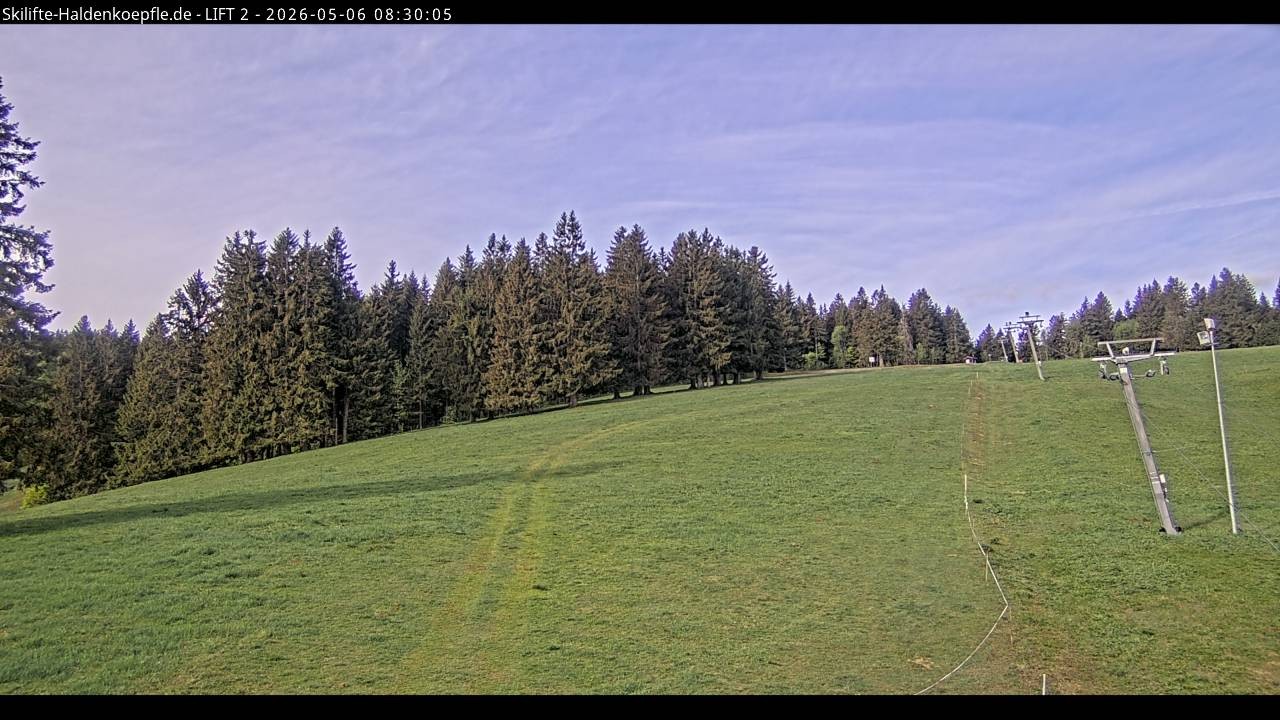Archived image Webcam Haldenköpfle Mountain - Lift 2