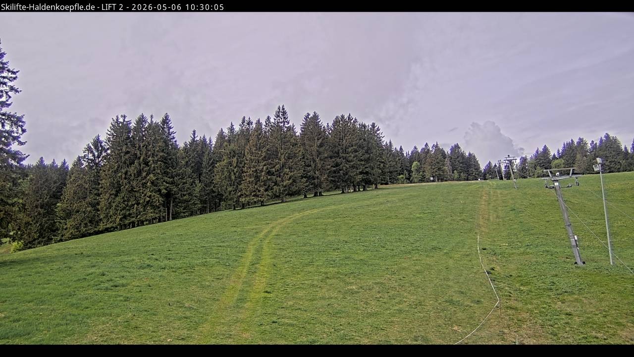 Archived image Webcam Haldenköpfle Mountain - Lift 2