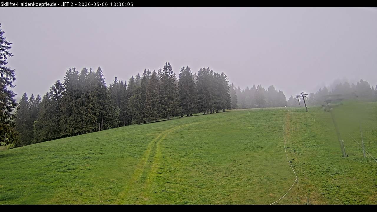 Archived image Webcam Haldenköpfle Mountain - Lift 2