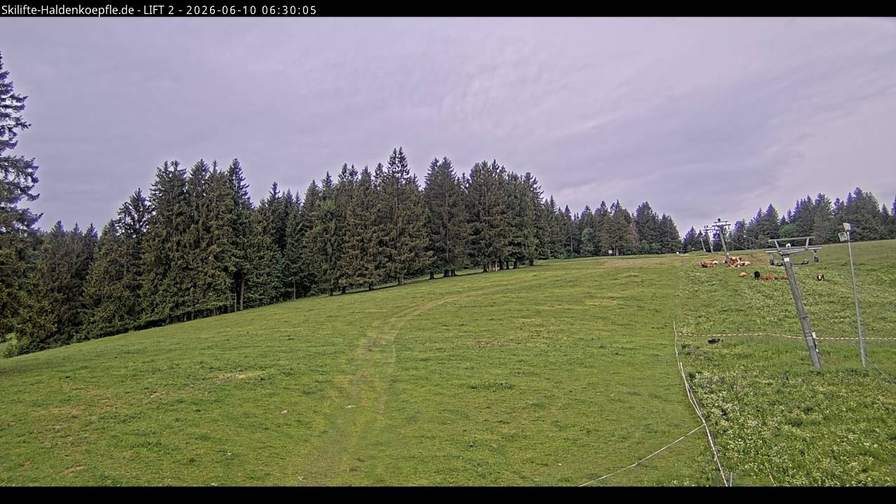 Archived image Webcam Haldenköpfle Mountain - Lift 2