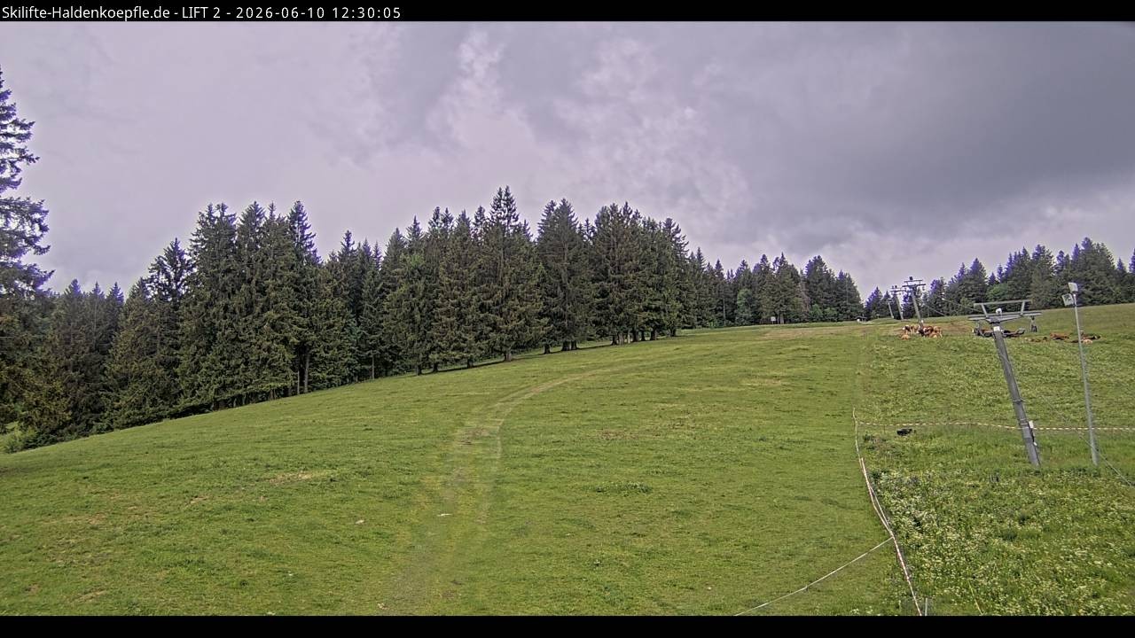Archived image Webcam Haldenköpfle Mountain - Lift 2