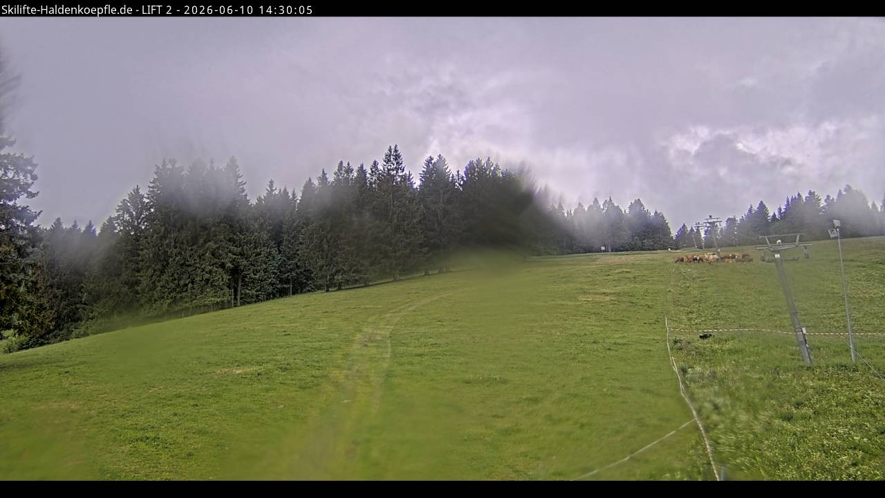 Archived image Webcam Haldenköpfle Mountain - Lift 2