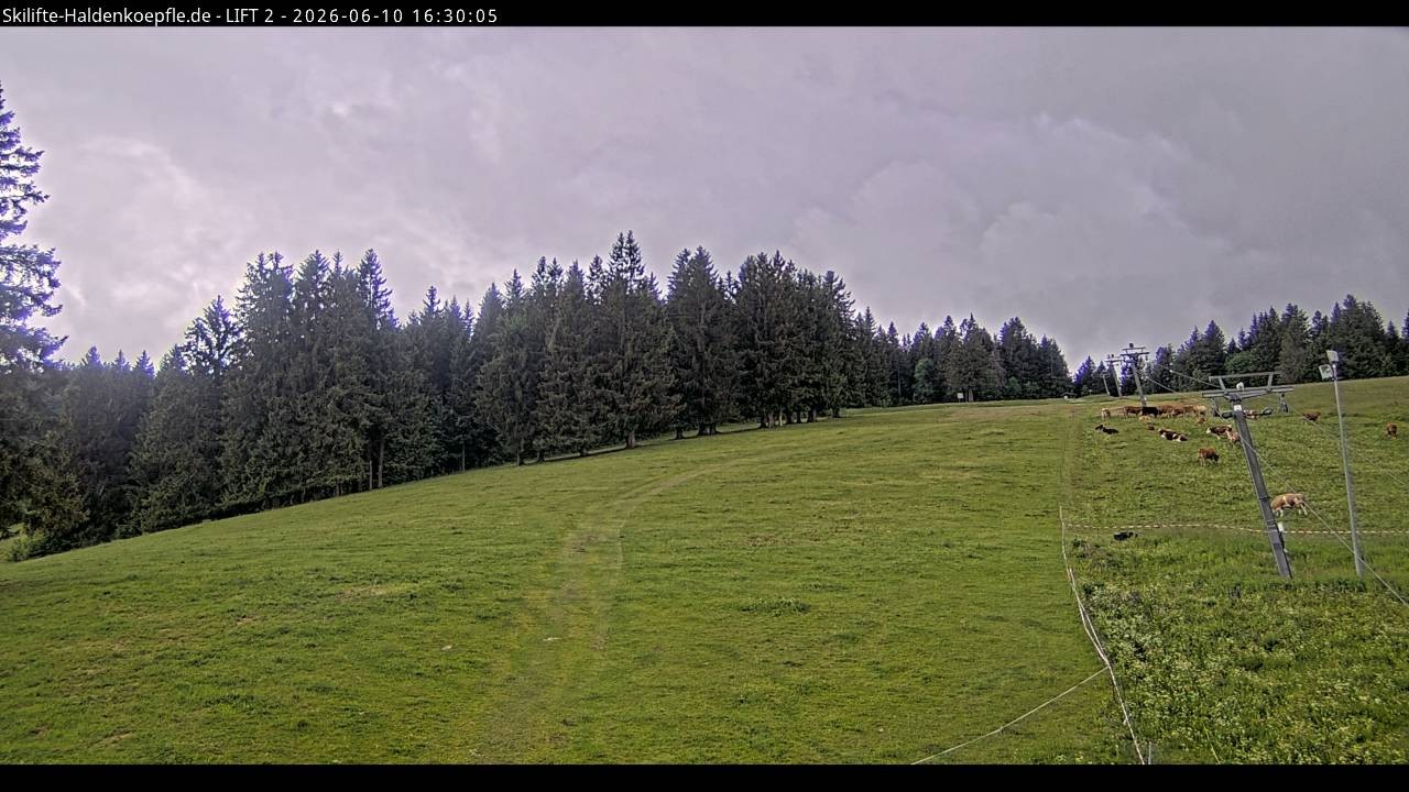 Archived image Webcam Haldenköpfle Mountain - Lift 2