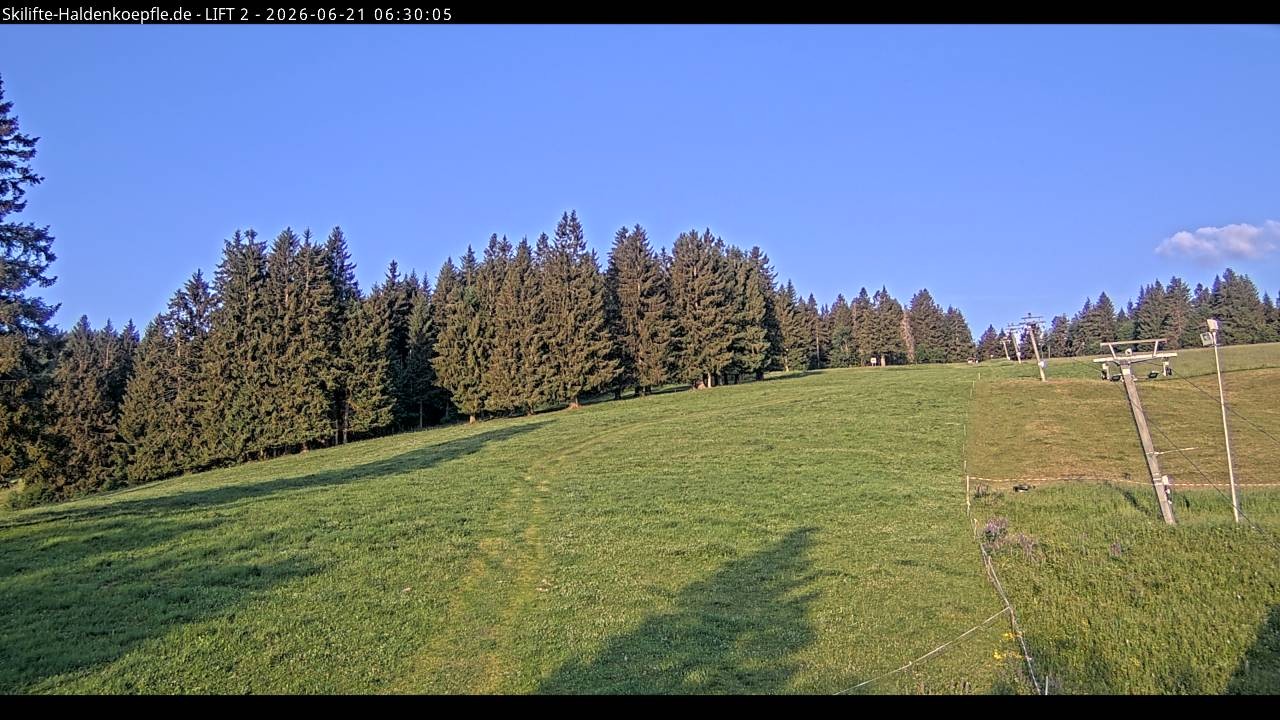 Archived image Webcam Haldenköpfle Mountain - Lift 2