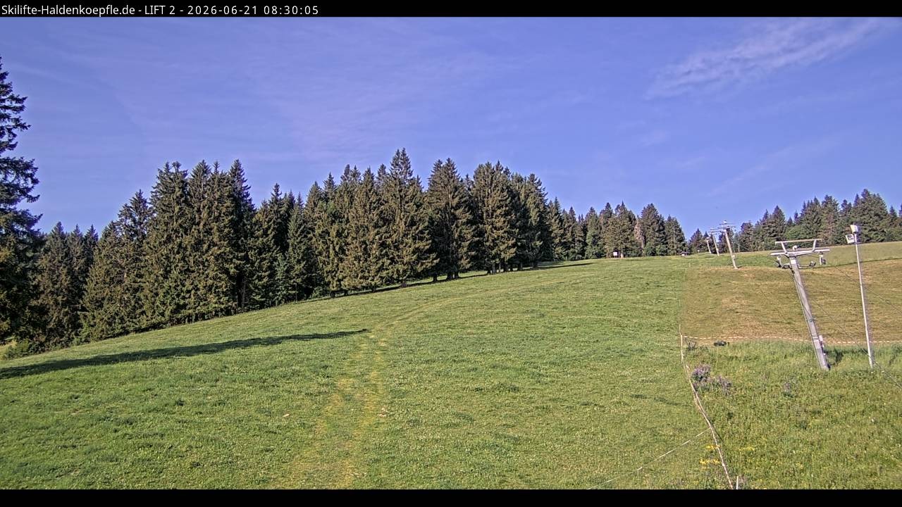 Archived image Webcam Haldenköpfle Mountain - Lift 2