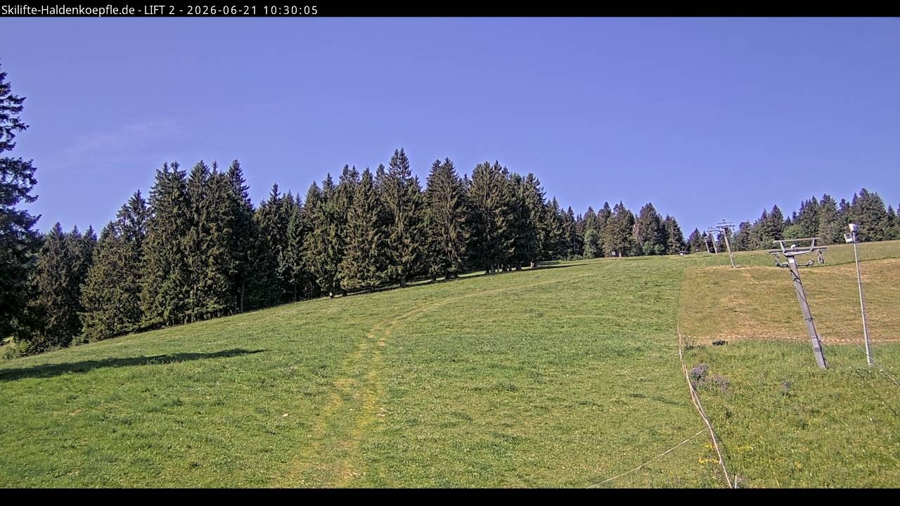 Archived image Webcam Haldenköpfle Mountain - Lift 2
