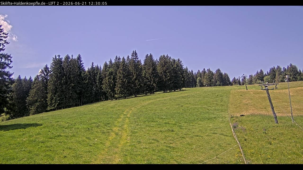 Archived image Webcam Haldenköpfle Mountain - Lift 2