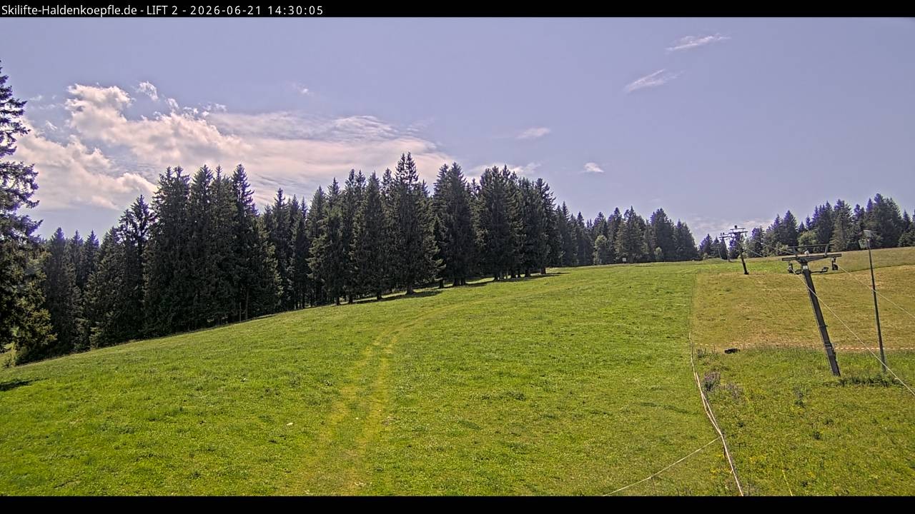 Archived image Webcam Haldenköpfle Mountain - Lift 2
