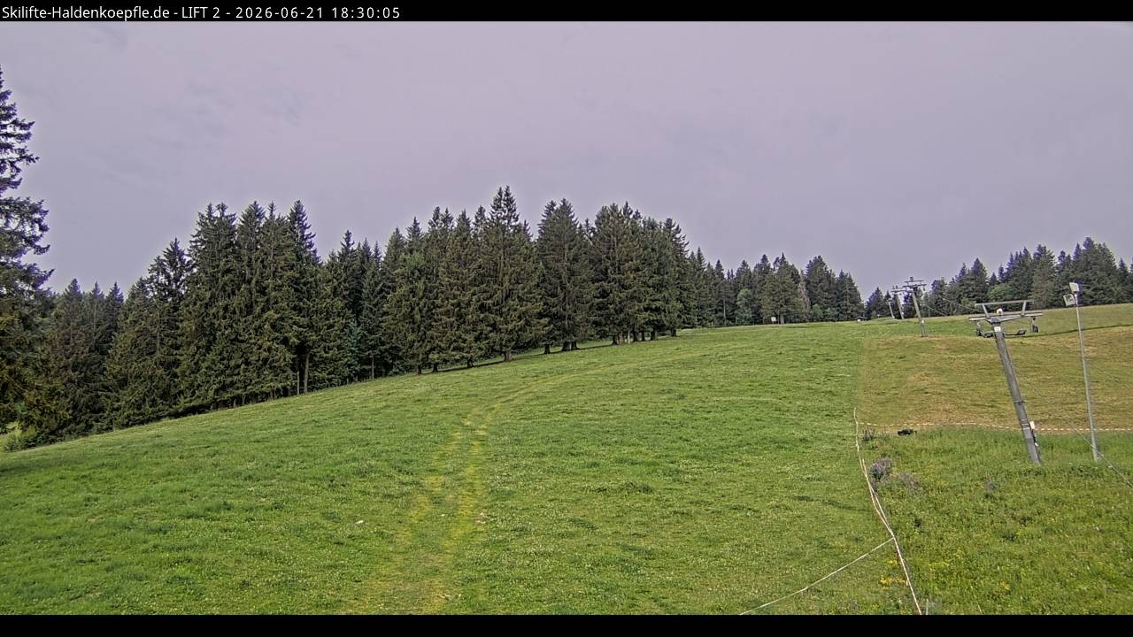 Archived image Webcam Haldenköpfle Mountain - Lift 2