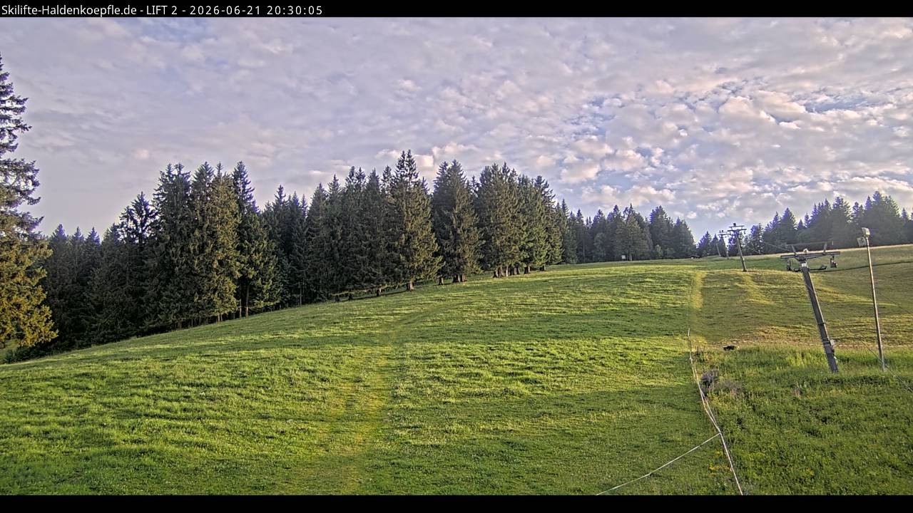 Archived image Webcam Haldenköpfle Mountain - Lift 2