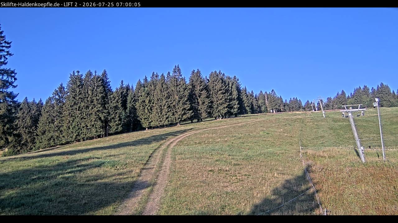 Archived image Webcam Haldenköpfle Mountain - Lift 2