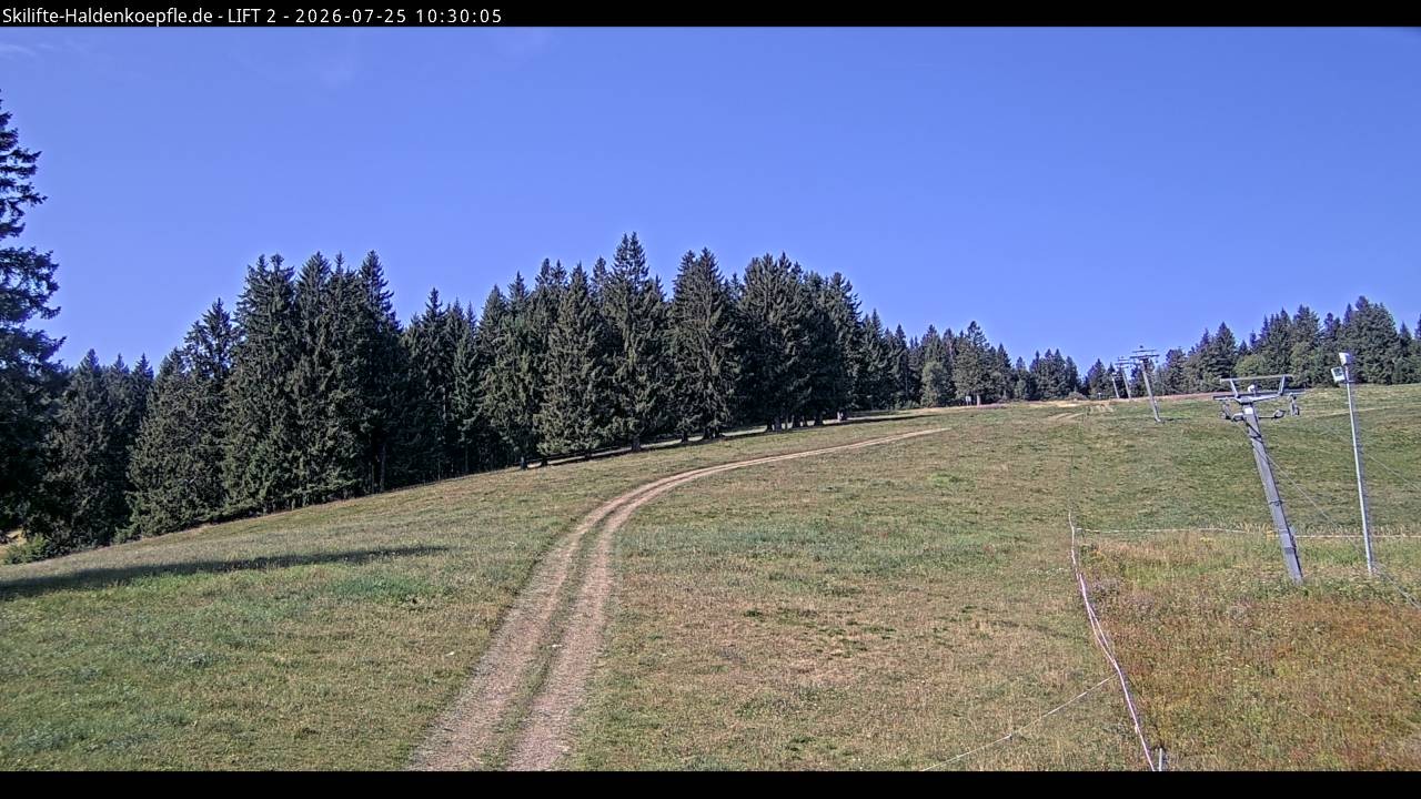 Archived image Webcam Haldenköpfle Mountain - Lift 2