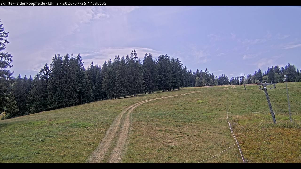 Archived image Webcam Haldenköpfle Mountain - Lift 2