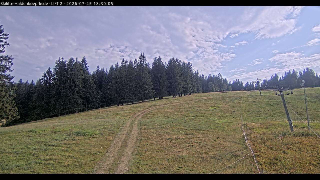 Archived image Webcam Haldenköpfle Mountain - Lift 2
