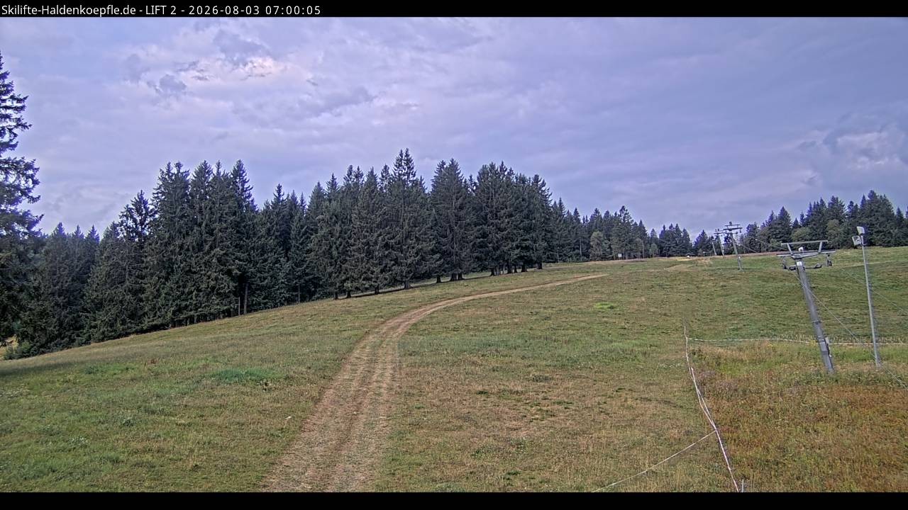 Archived image Webcam Haldenköpfle Mountain - Lift 2
