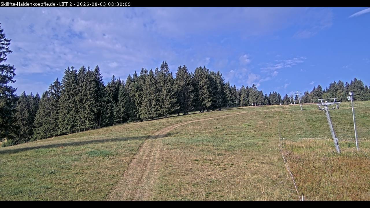 Archived image Webcam Haldenköpfle Mountain - Lift 2