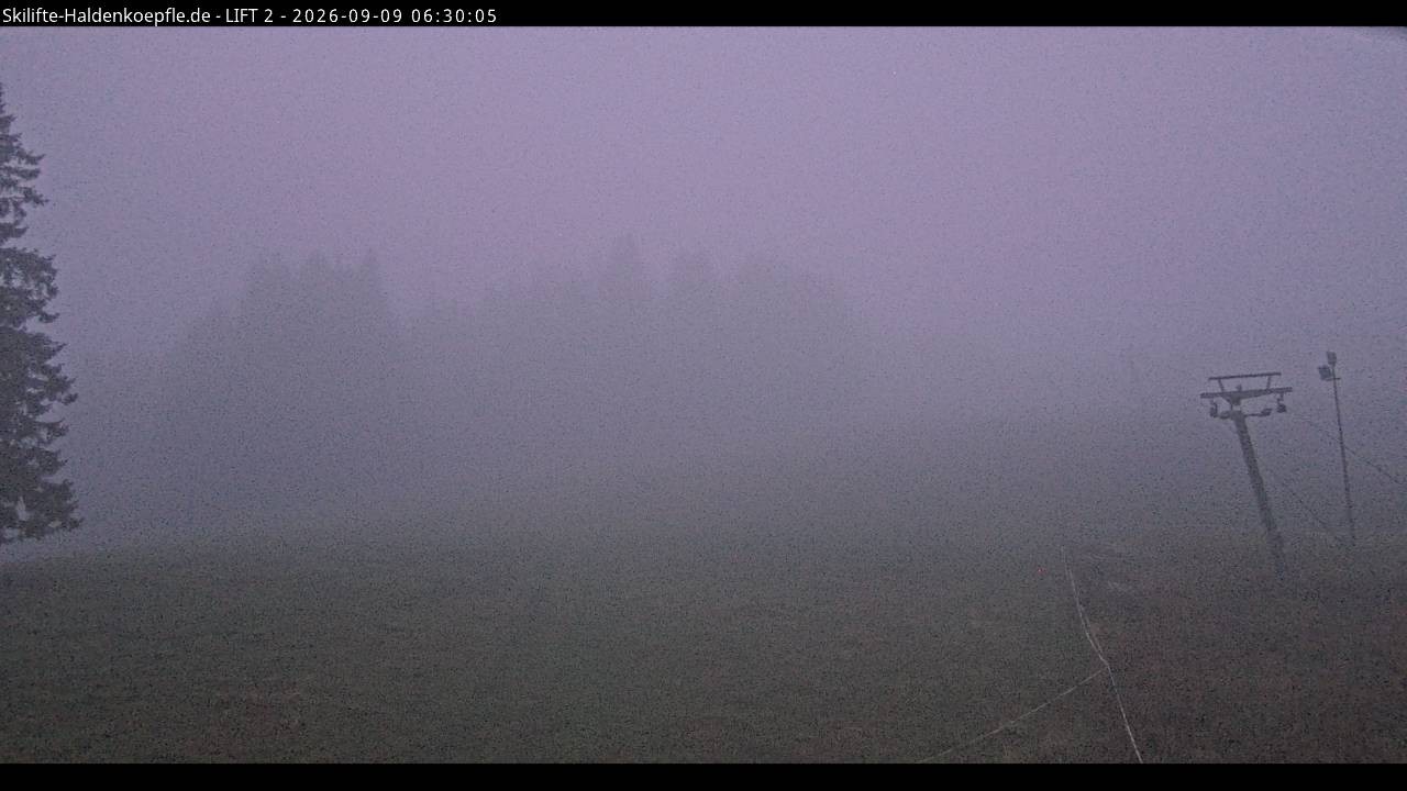 Archived image Webcam Haldenköpfle Mountain - Lift 2