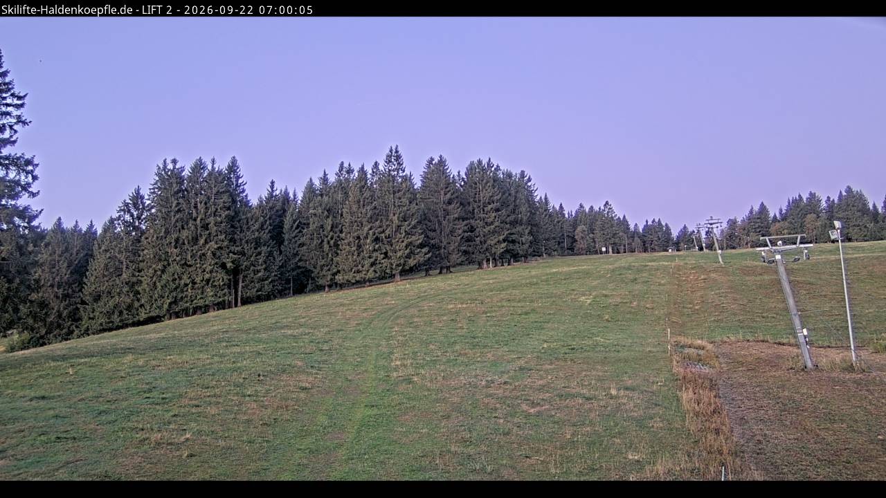 Archived image Webcam Haldenköpfle Mountain - Lift 2