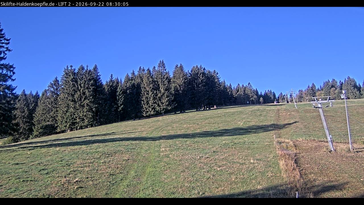 Archived image Webcam Haldenköpfle Mountain - Lift 2