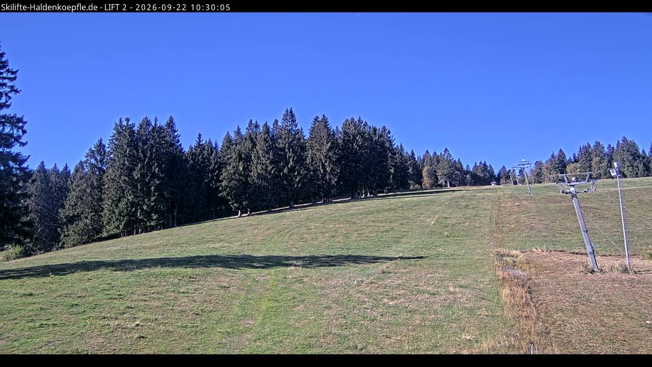Archived image Webcam Haldenköpfle Mountain - Lift 2