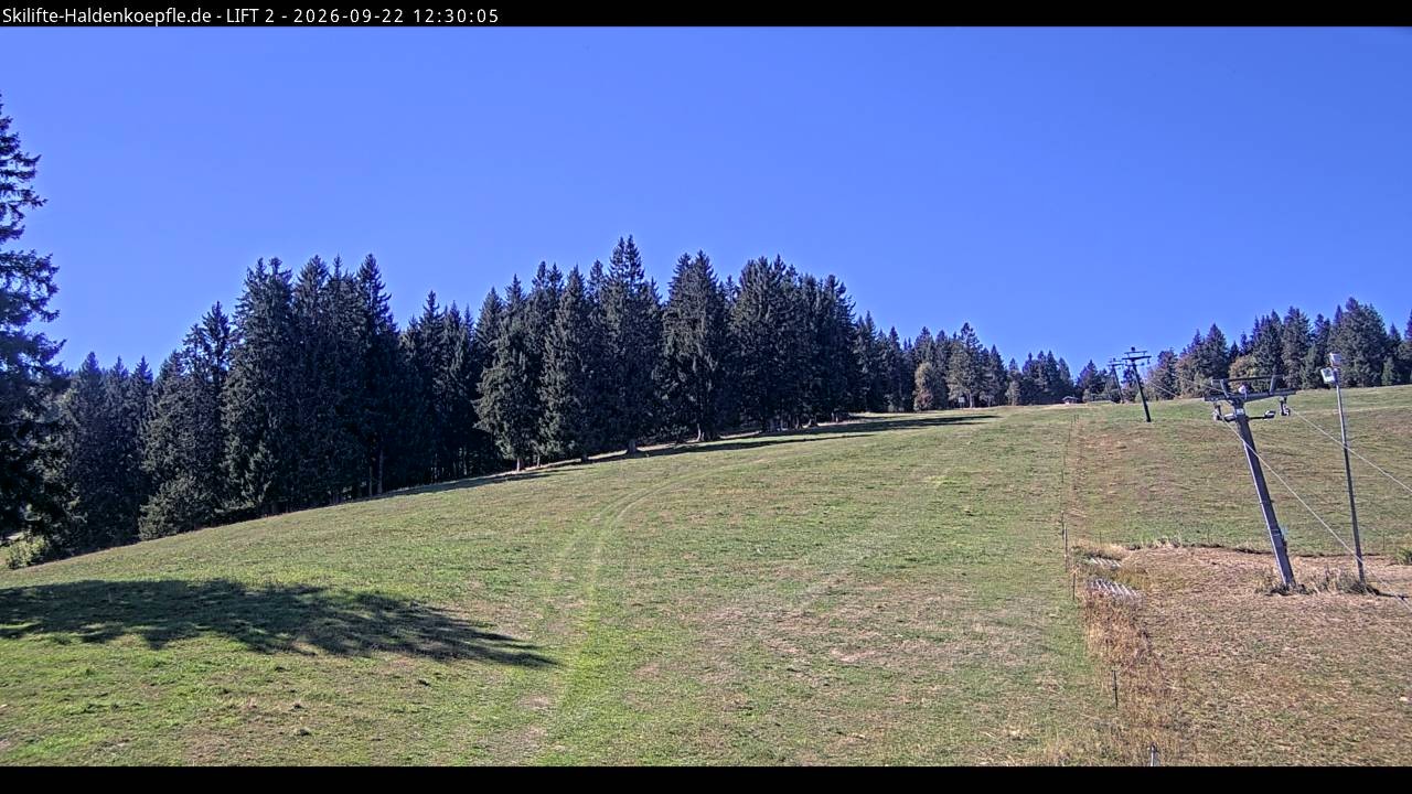 Archived image Webcam Haldenköpfle Mountain - Lift 2