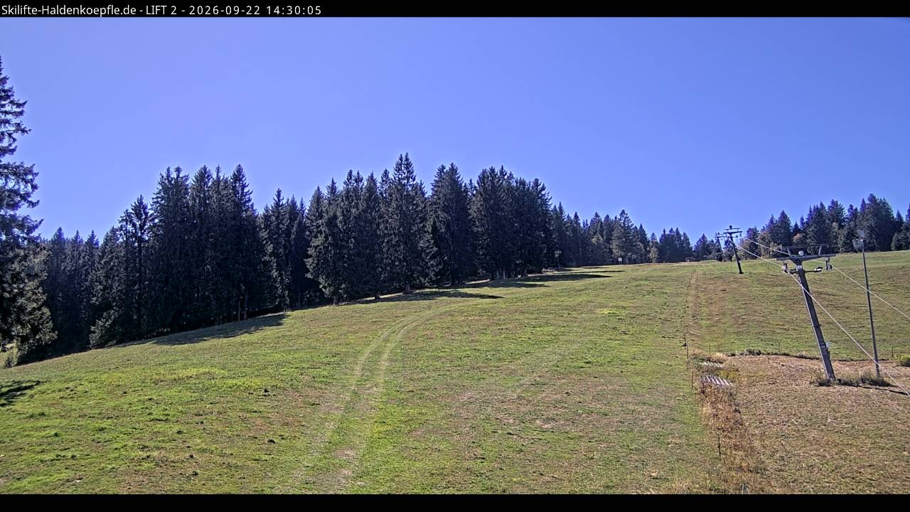 Archived image Webcam Haldenköpfle Mountain - Lift 2