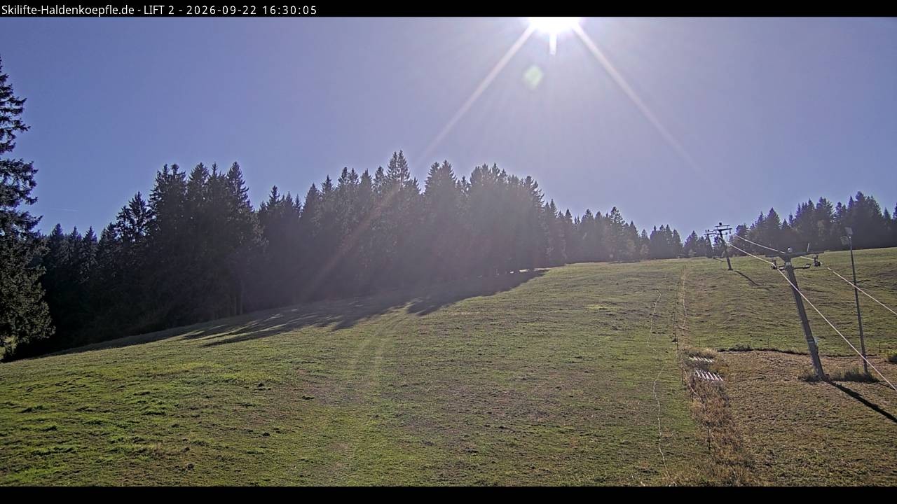 Archived image Webcam Haldenköpfle Mountain - Lift 2