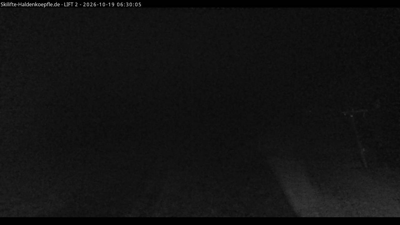 Archiv Foto Webcam Haldenköpfle - Blick zu Lift 2
