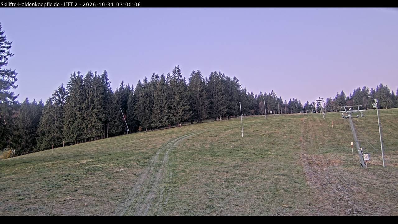 Archived image Webcam Haldenköpfle Mountain - Lift 2