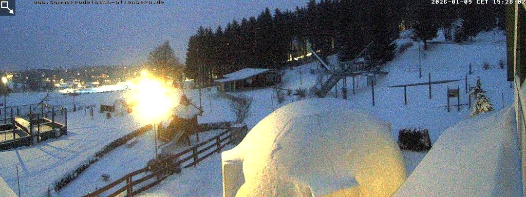 Archiv Foto Altenberg: Webcam Sommerrodelbahn