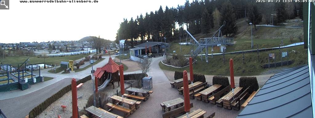 Archiv Foto Altenberg: Webcam Sommerrodelbahn