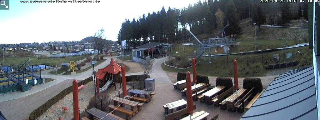 Archiv Foto Altenberg: Webcam Sommerrodelbahn