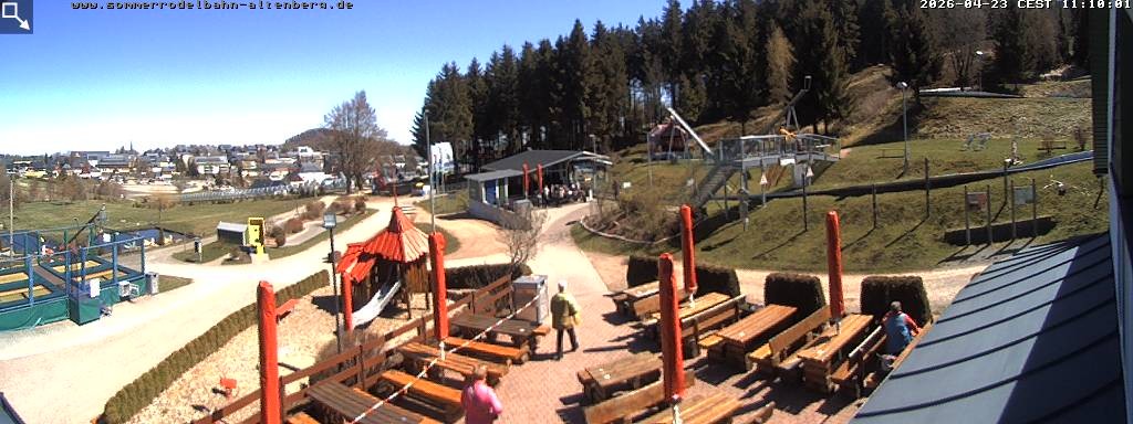 Archiv Foto Altenberg: Webcam Sommerrodelbahn