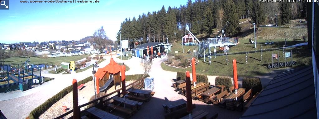 Archiv Foto Altenberg: Webcam Sommerrodelbahn