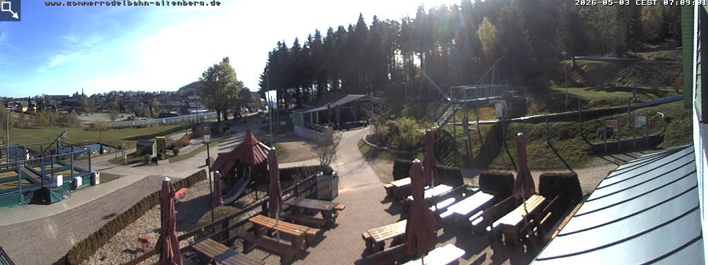 Archiv Foto Altenberg: Webcam Sommerrodelbahn