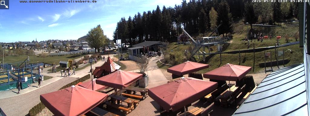 Archiv Foto Altenberg: Webcam Sommerrodelbahn