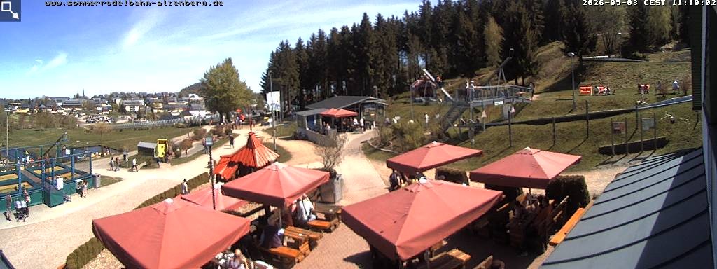 Archiv Foto Altenberg: Webcam Sommerrodelbahn