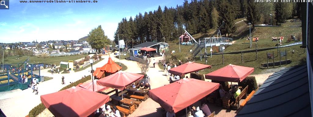 Archiv Foto Altenberg: Webcam Sommerrodelbahn