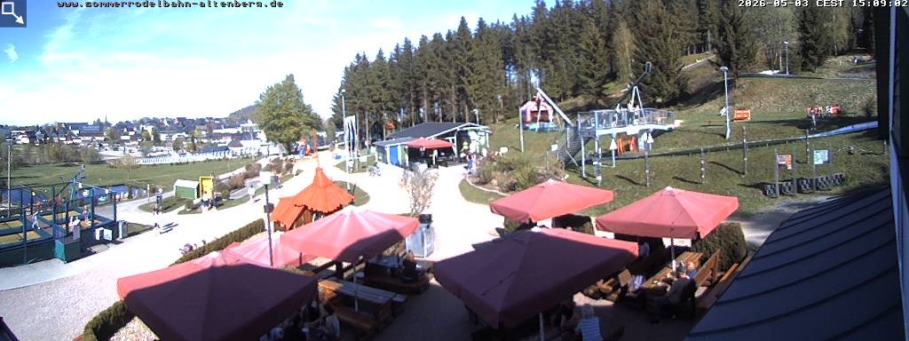 Archiv Foto Altenberg: Webcam Sommerrodelbahn