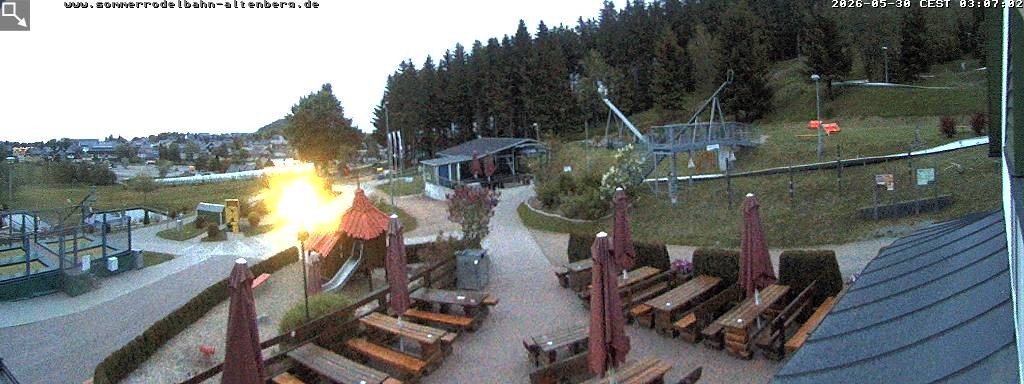 Archiv Foto Altenberg: Webcam Sommerrodelbahn