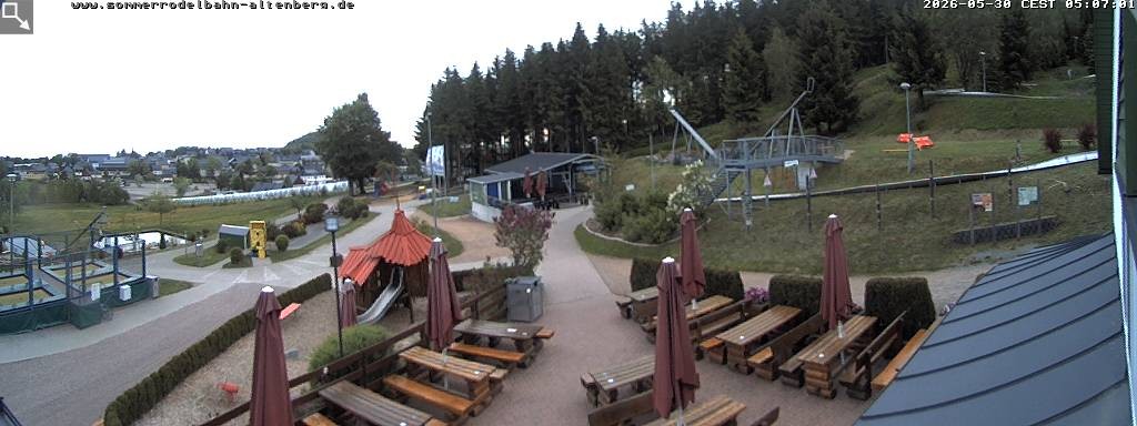 Archiv Foto Altenberg: Webcam Sommerrodelbahn