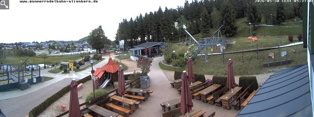 Archiv Foto Altenberg: Webcam Sommerrodelbahn