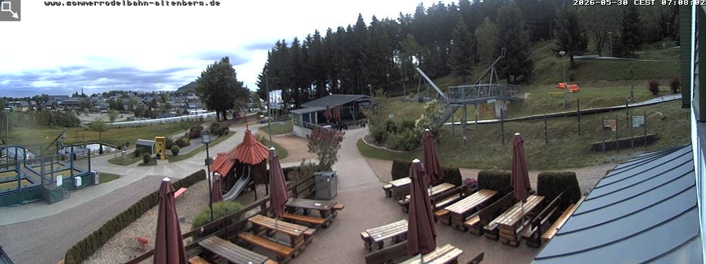 Archiv Foto Altenberg: Webcam Sommerrodelbahn
