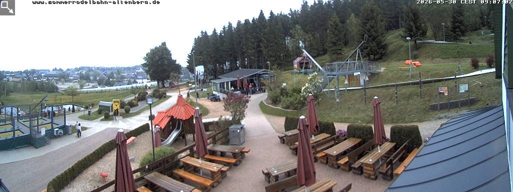 Archiv Foto Altenberg: Webcam Sommerrodelbahn