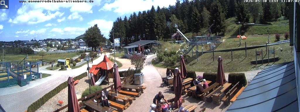 Archiv Foto Altenberg: Webcam Sommerrodelbahn