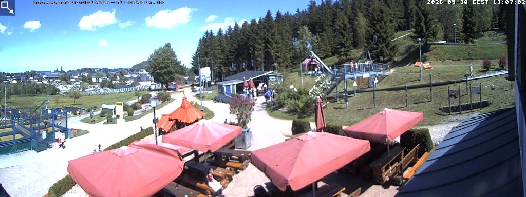 Archiv Foto Altenberg: Webcam Sommerrodelbahn