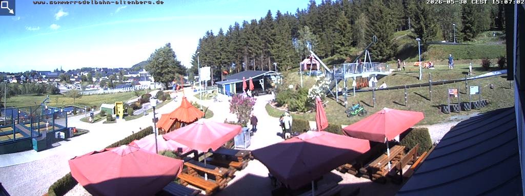 Archiv Foto Altenberg: Webcam Sommerrodelbahn